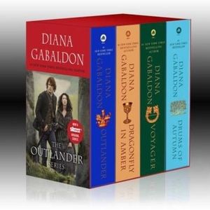 Outlander Boxed Set: Outlander, Dragonfly in Amber, Voyager, Drums of Autumn NIB